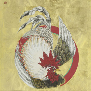 Hattori Shihori “circle rooster” 2018