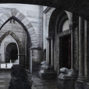 髙木 陽 “赤い扉がある修道院の地下廊” 2015