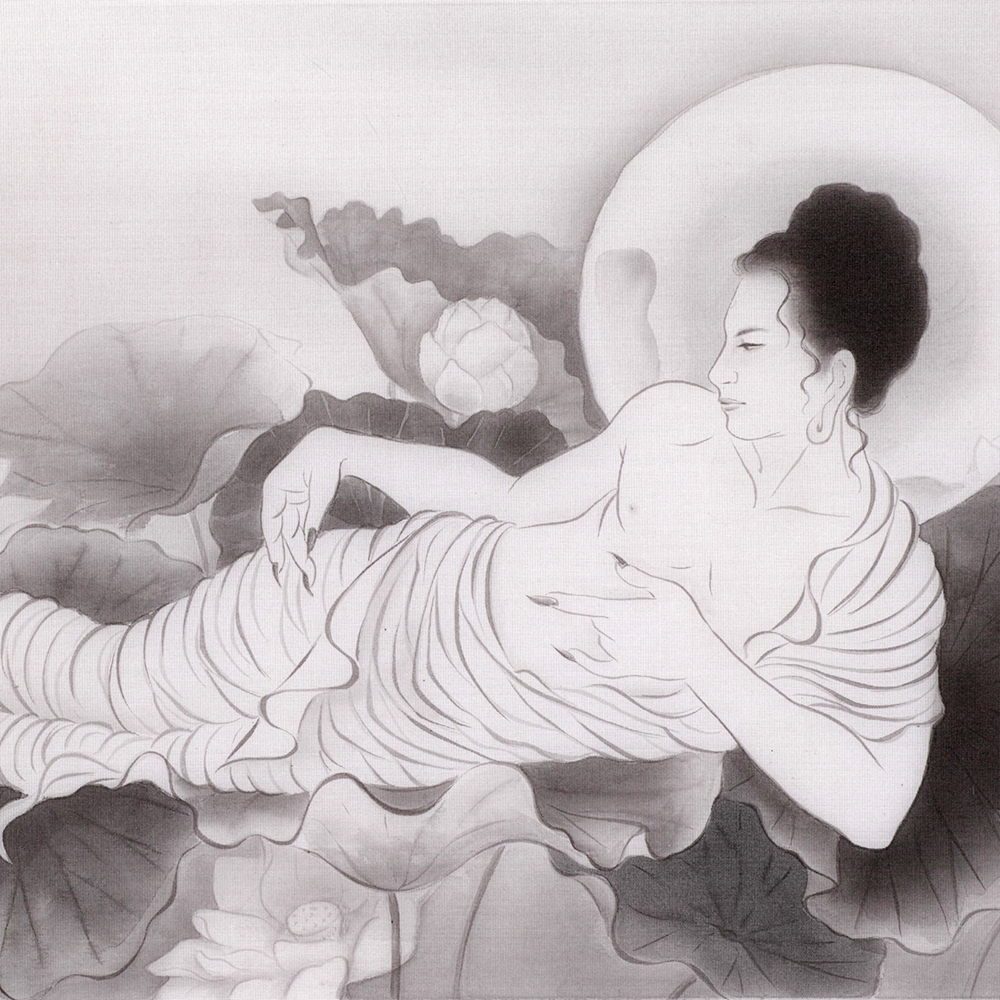 木村 了子 “Reclining Buddha in the Lotus Pond” 2020